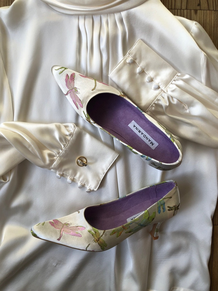 Classic Wedding Court Shoe