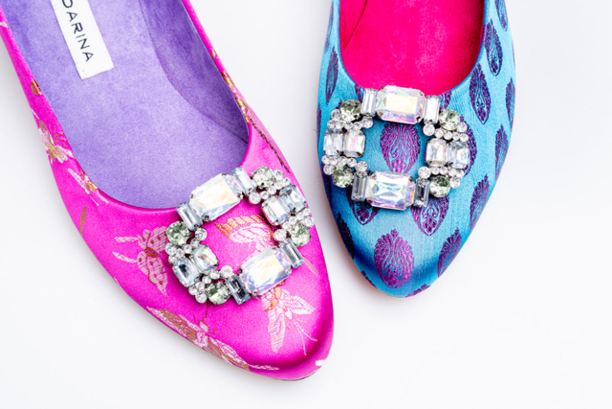 Classic Slingbacks / Hot pink