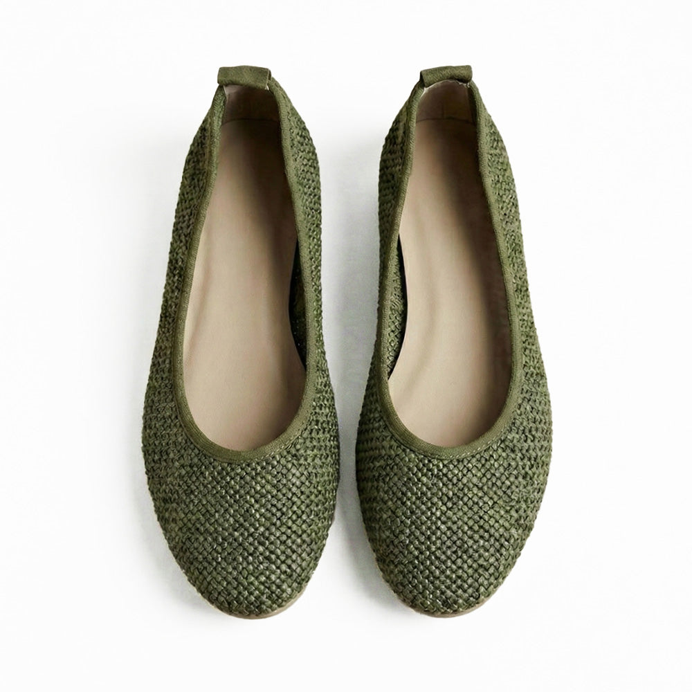 Olive Green Summer Pumps