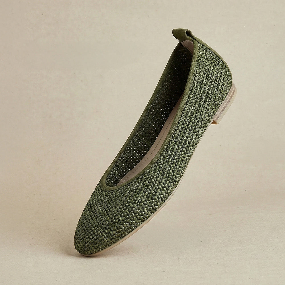 Olive Green Summer Pumps