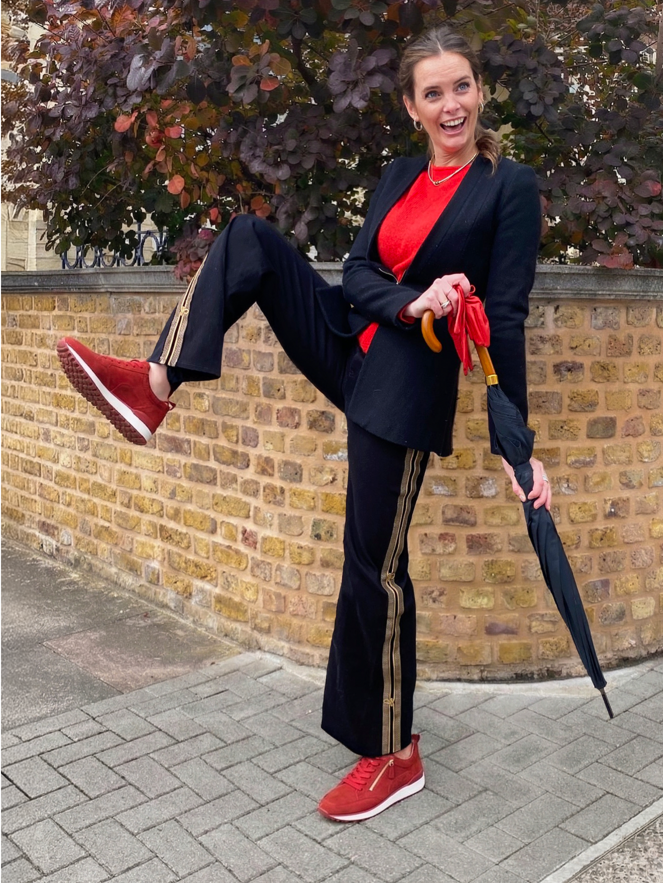 Red Suede Sneakers