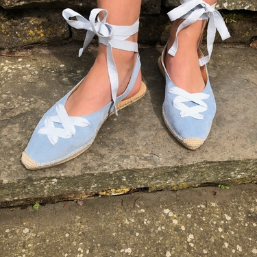 Soludos ballet tie up flat sale