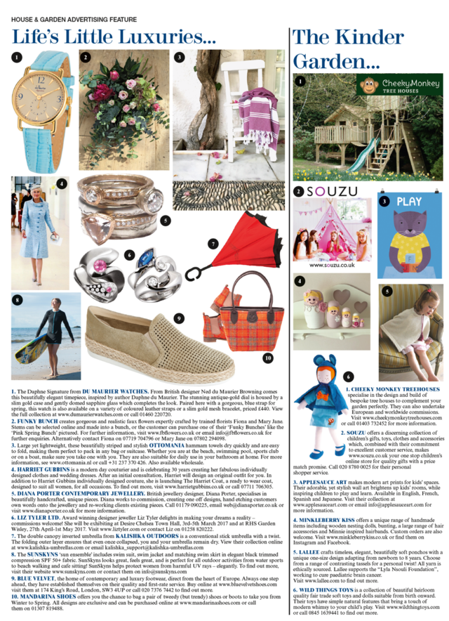 House and Garden - Mandarina Shoes in the media