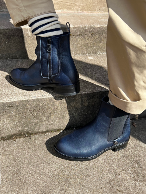 Thursday boots blue suede hotsell