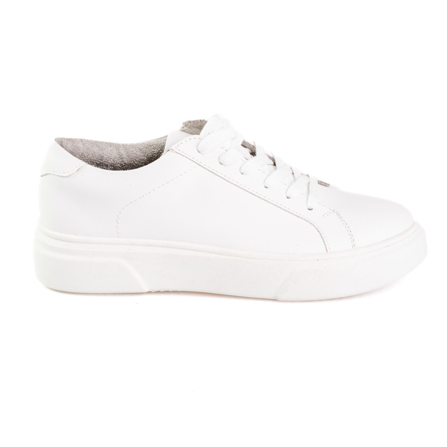 White flatform sneakers Thumbnail