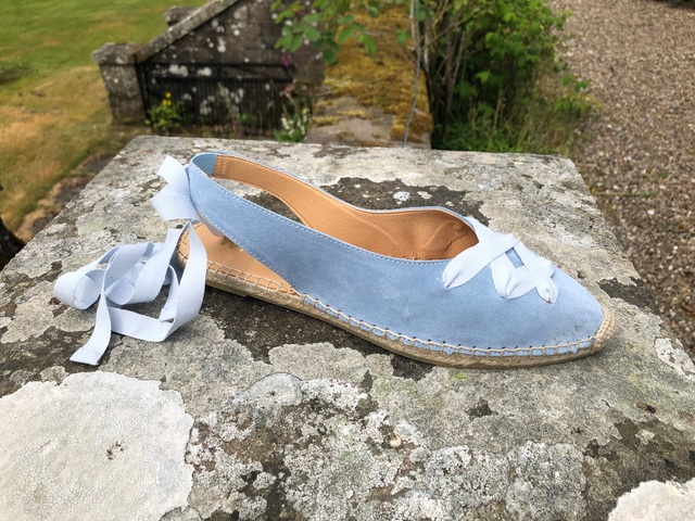 Barcelona Espadrilles Sky UK4 UK5 Mandarina Shoes