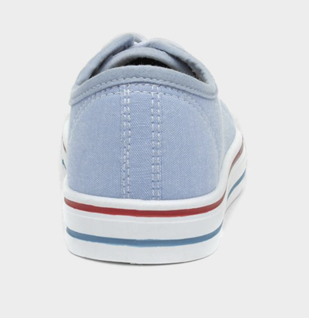 Basic Blue Canvas Sneakers