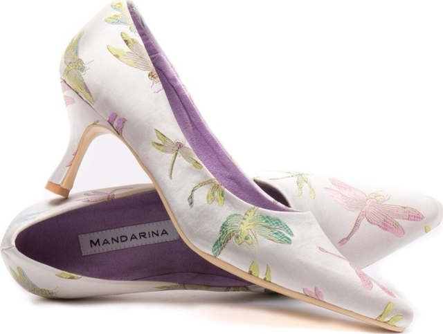 Patterned court shoes on sale