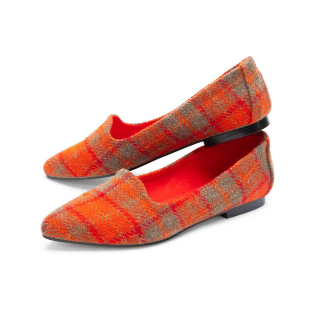 Tweed flat shoes new arrivals