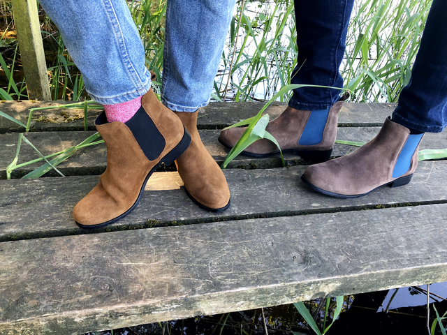 Chelsea Boots / Taupe | Mandarina Shoes