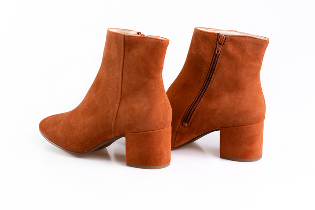 Hogl suede ankle boots with block heel