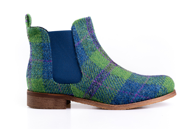 Harris Tweed ankle boots Thumbnail