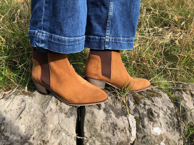 Tan Brown Suede Ankle Boots Thumbnail