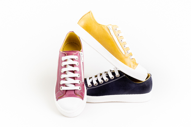 Pansy Leather Sneakers 