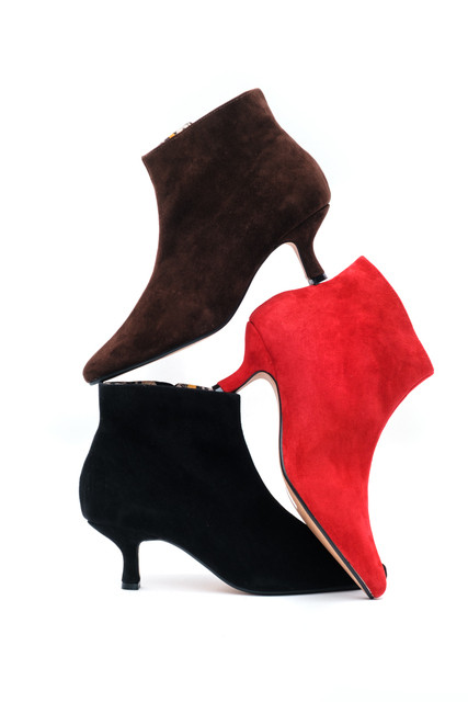 Petra Pixie Boots / Black Suede Size UK4 / Euro 37 Thumbnail