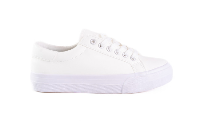 White Flatform Sneakers Thumbnail