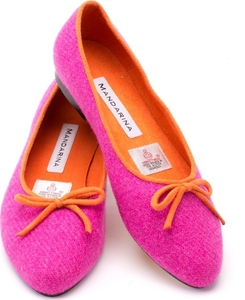 Hot Pink Harris Tweed Pumps