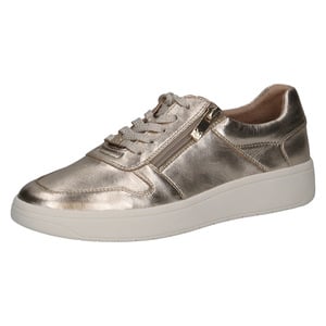 Gold Leather Sneakers
