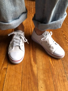 Basic White Canvas Sneakers
