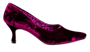 Versailles Claret Court Shoes