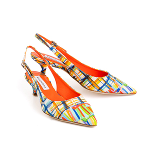 colourful slingback shoes