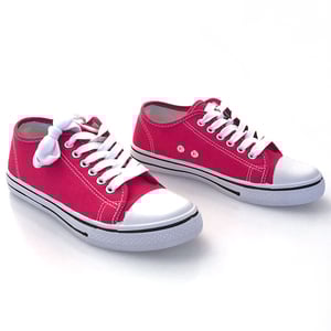 Bliss Pink Canvas Sneakers (UK3 ONLY)