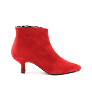 Petra Pixie Boots / Red Suede UK7 / Euro 40