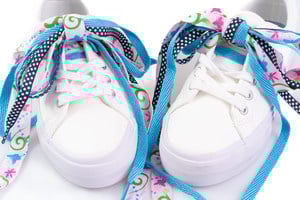Fun Laces! Pink Paisley