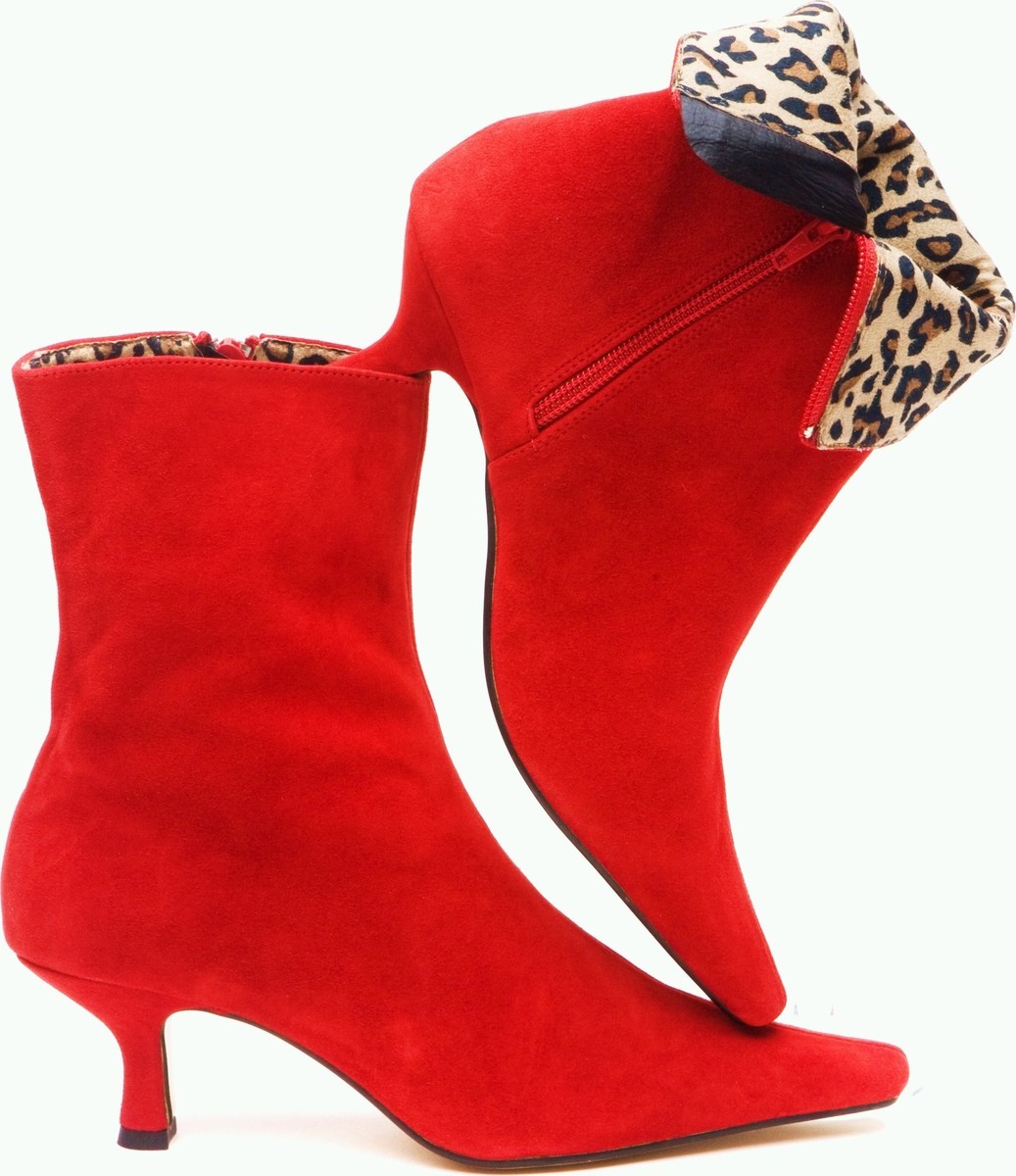 kitten heel ankle boots uk