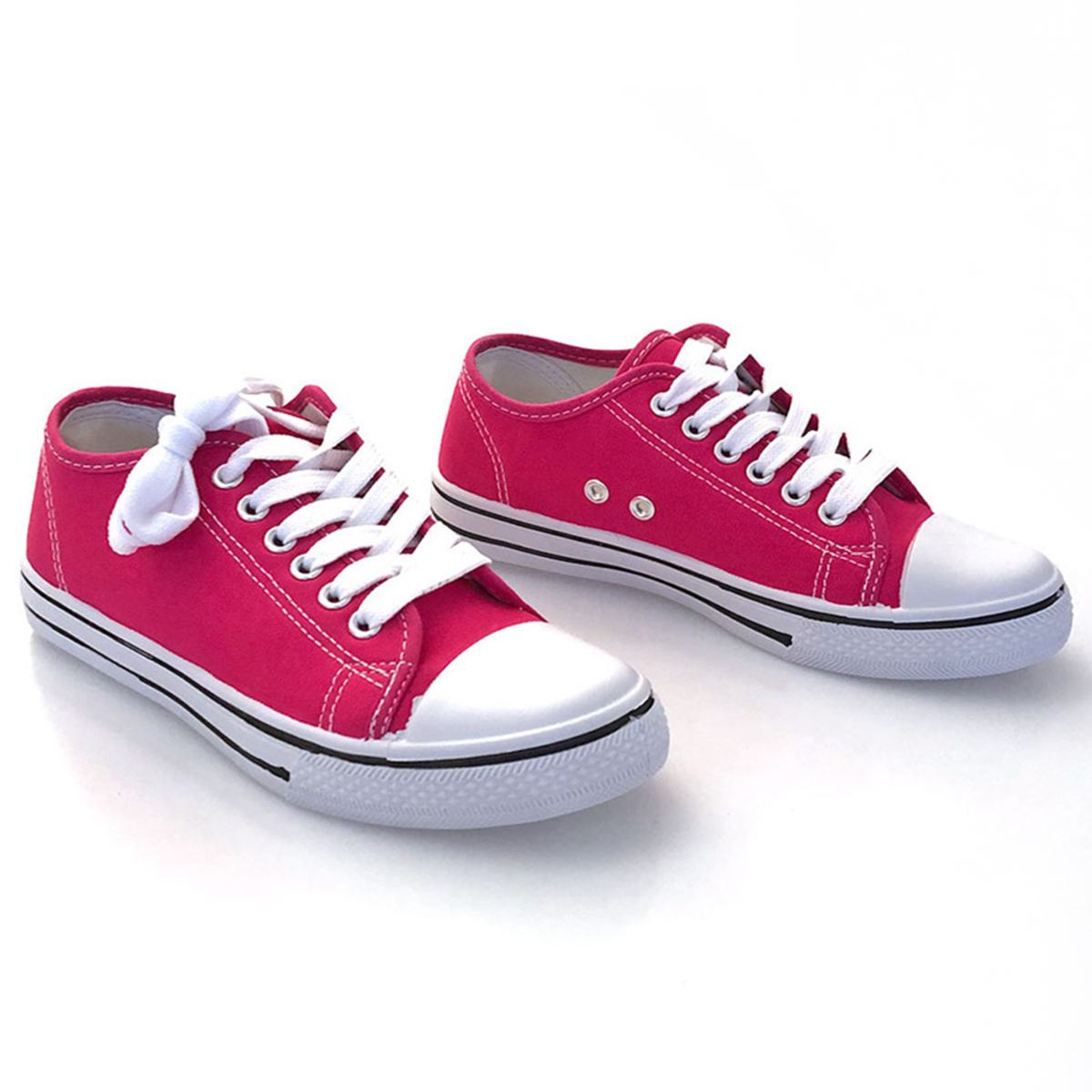 Bliss Pink Canvas Sneakers (UK3 ONLY)