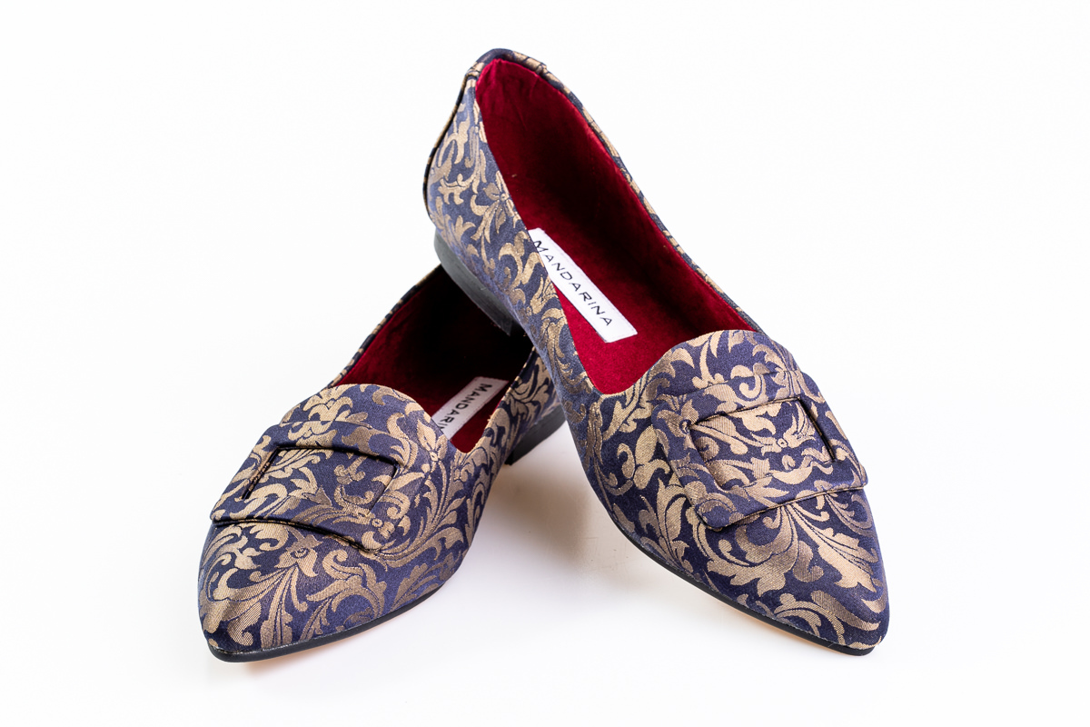 Taffeta Flats / size Uk4