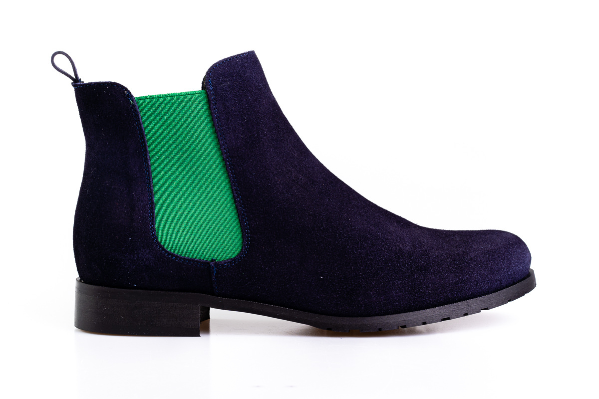 Navy Chelsea Boots