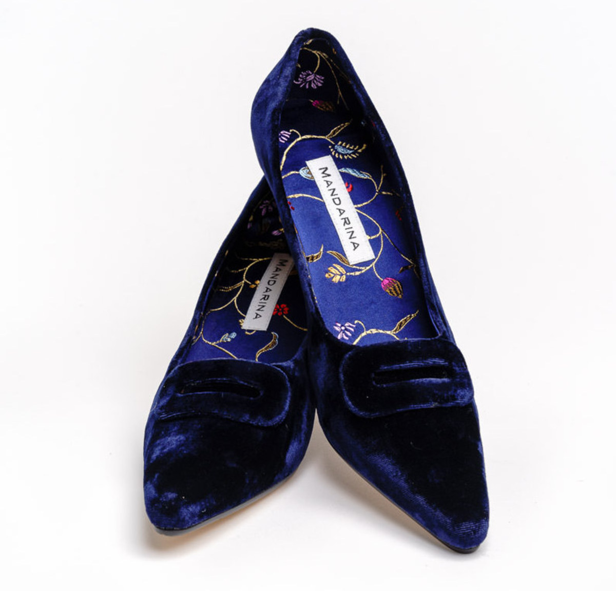 Versailles Court Shoes / Navy Velvet