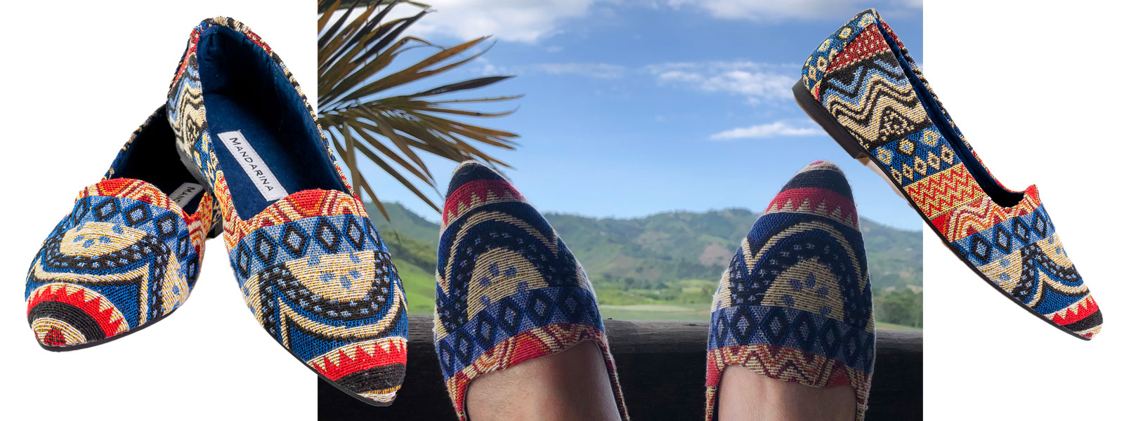 Aztec Patterned Flats