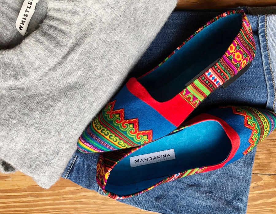 Colourful Patterned Loafers